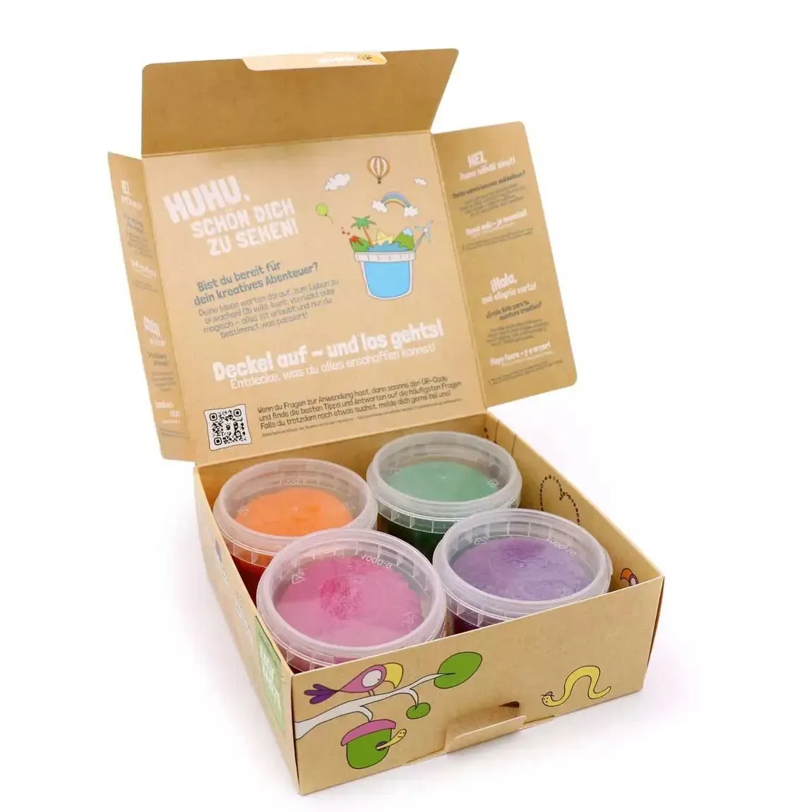 Neogrün pâte à modeler naturelle 4 pots