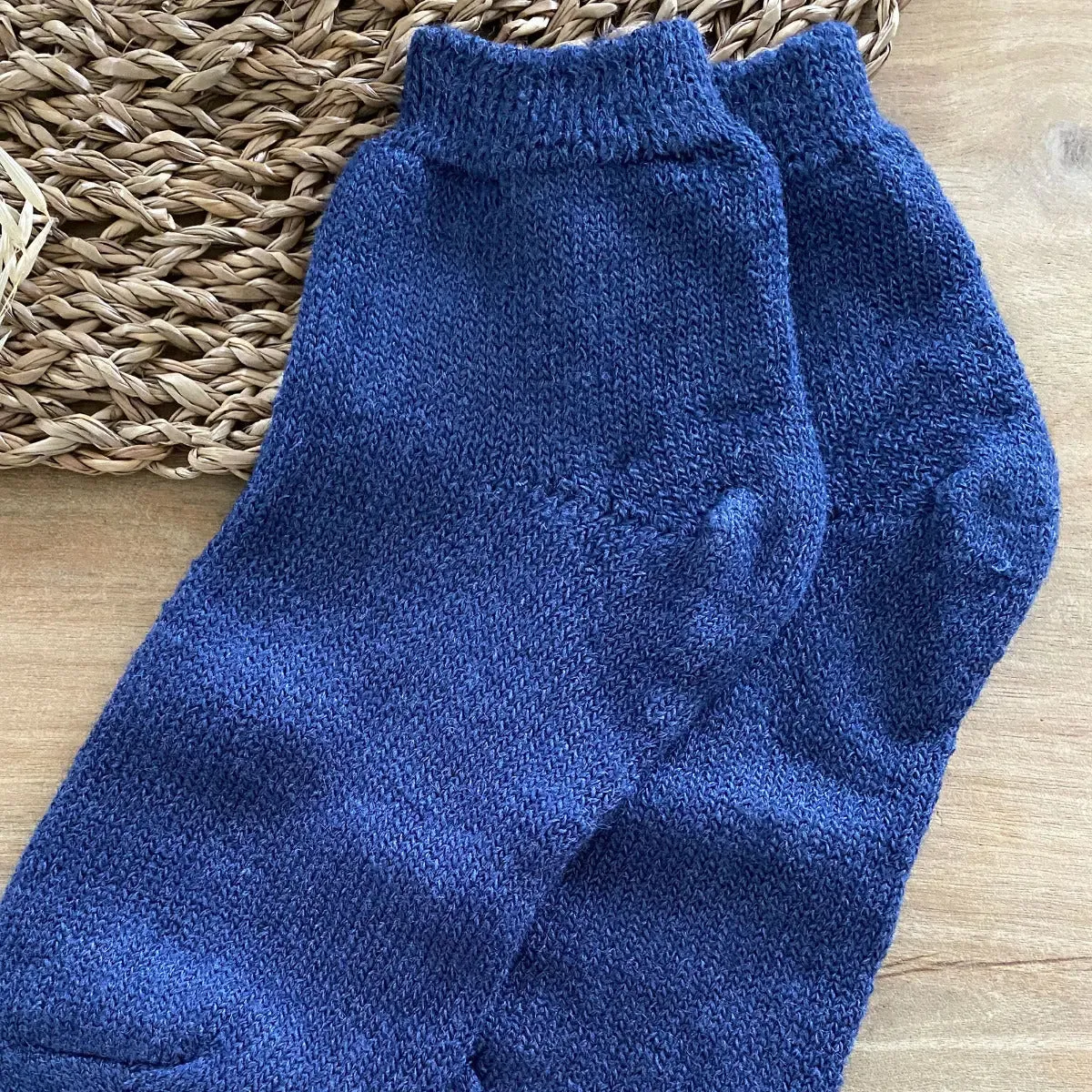 LiliNappy Hirsch Natur EliaYoga chaussettes femme laine et soie