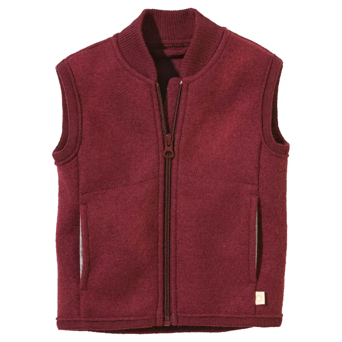 Disana veste sans manches laine bouillie bio chaude