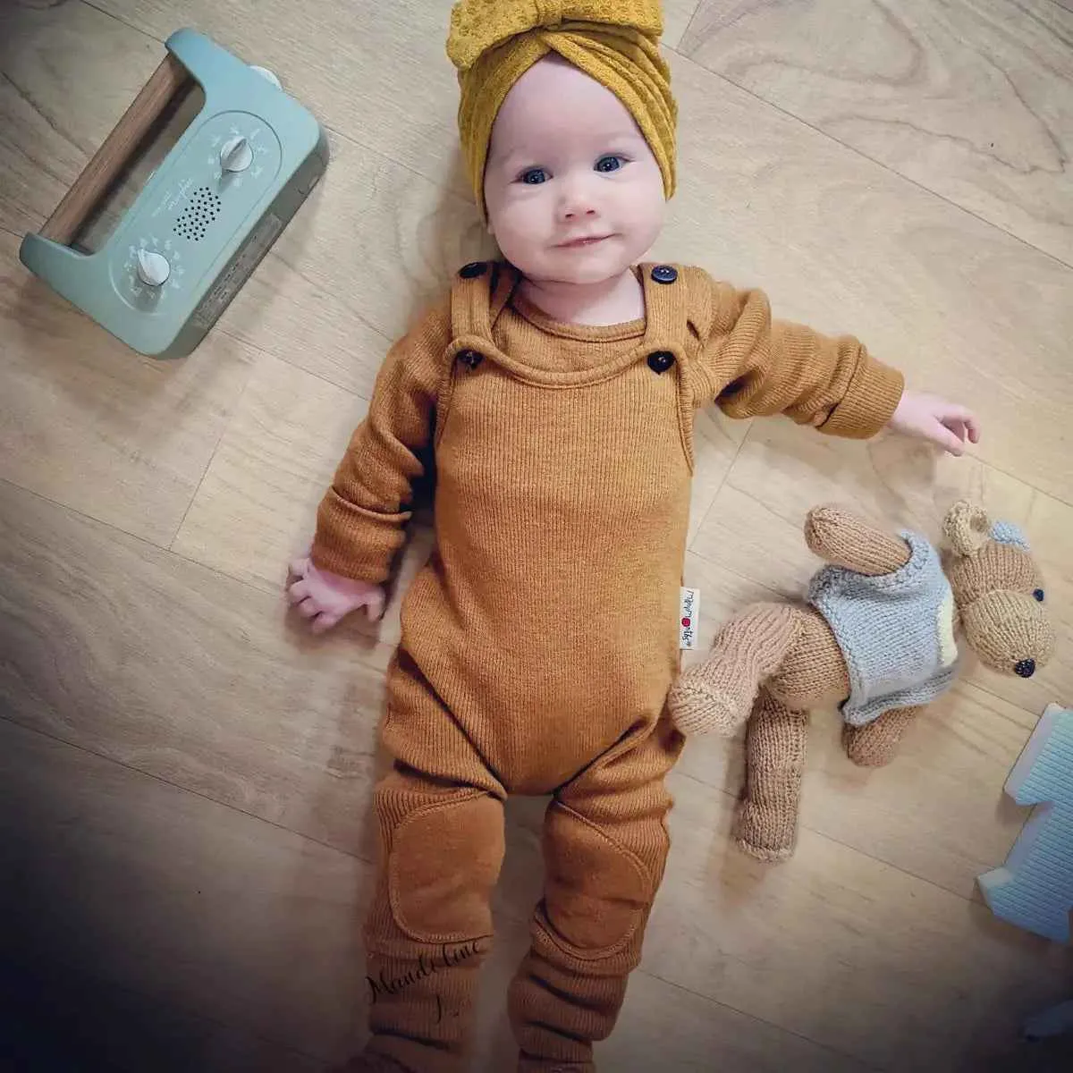 ManyMonths combinaison bébé sans manches laine évolutive