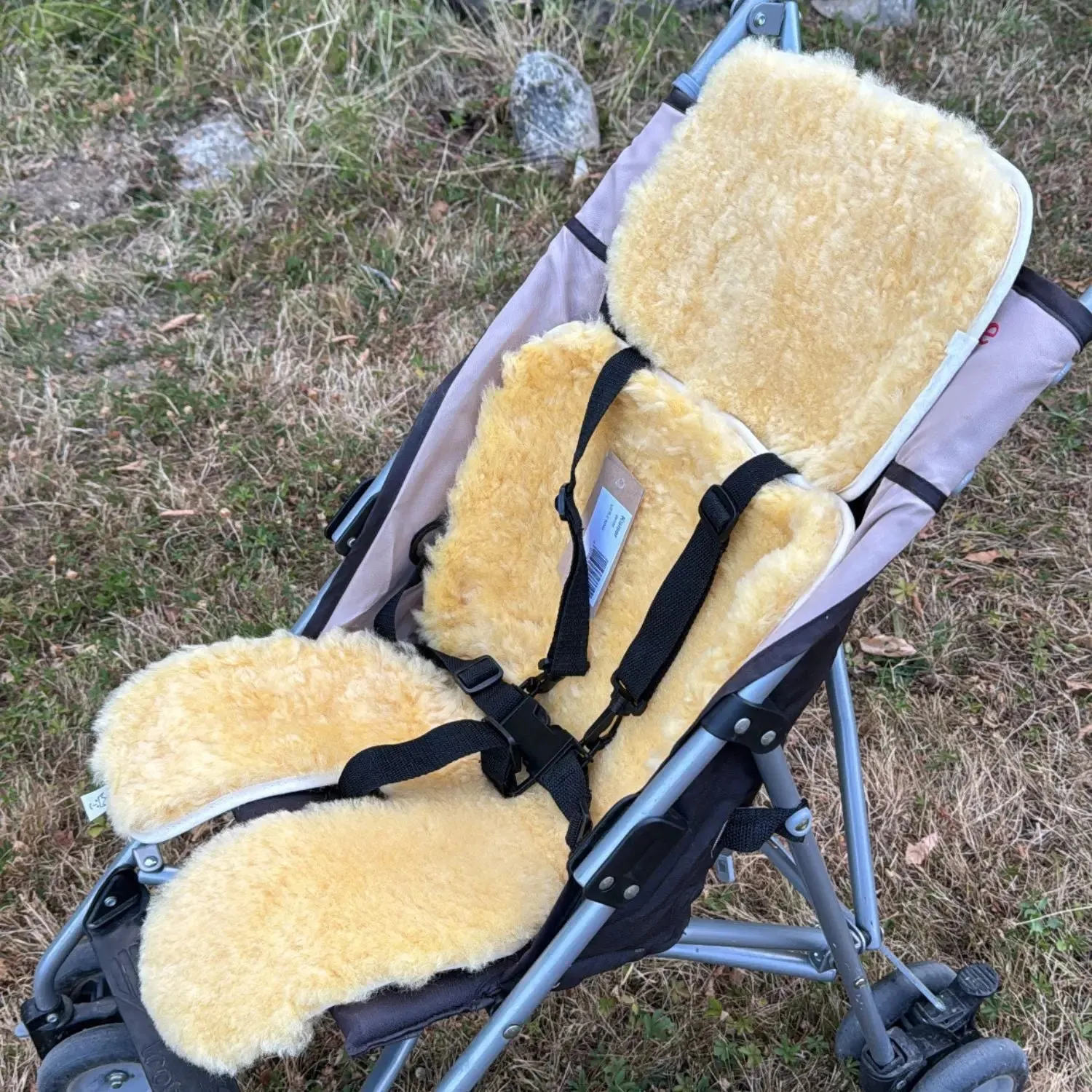 Kaiser Little King assise peau agneau poussette cosy