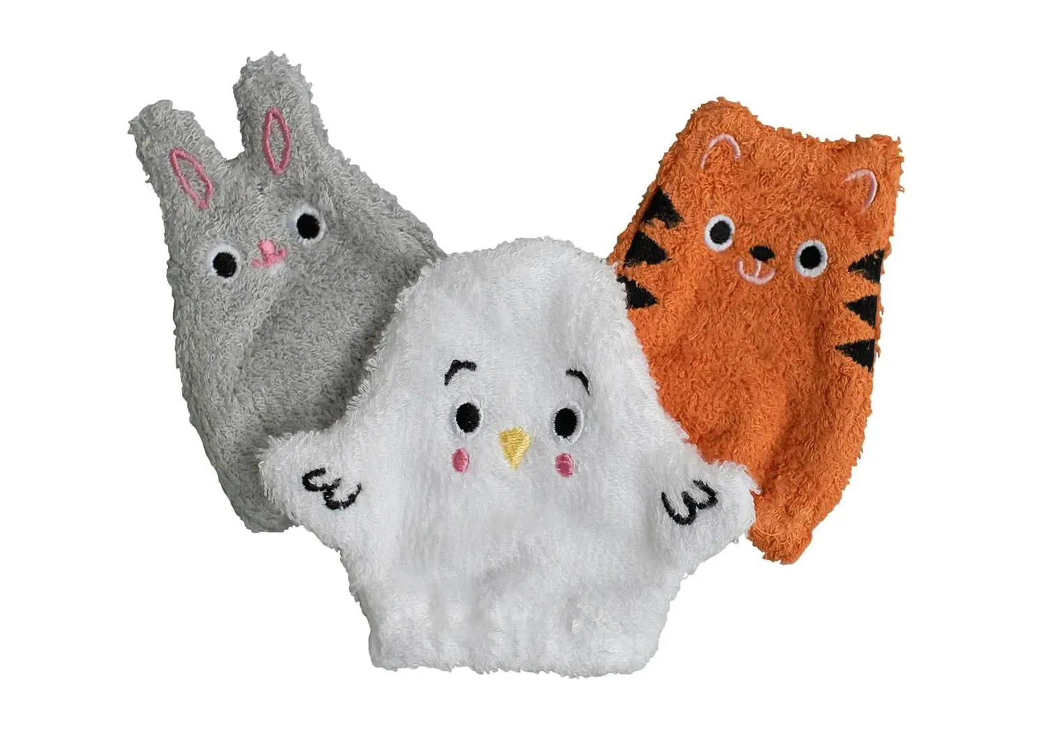 Tidy Tot lot 6 gants bain bambou bébé adulte