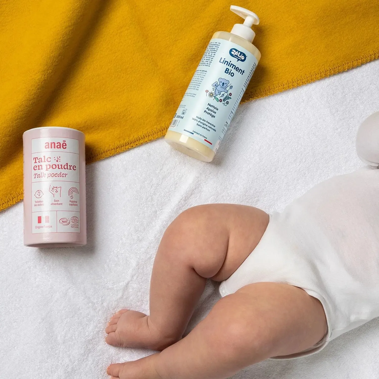 Zélio liniment oléo-calcaire bio 500 ml sans parfum