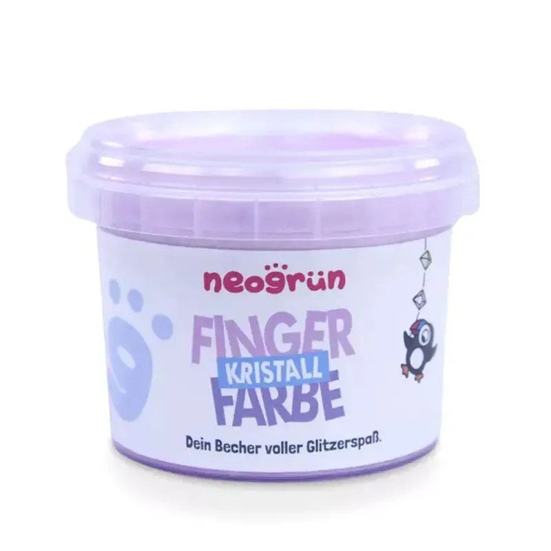 Neogrün peinture doigt bio vegan 90 g pailletée