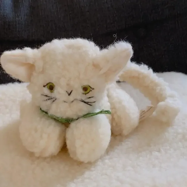 Sassoupi Chat peluche laine vierge naturelle