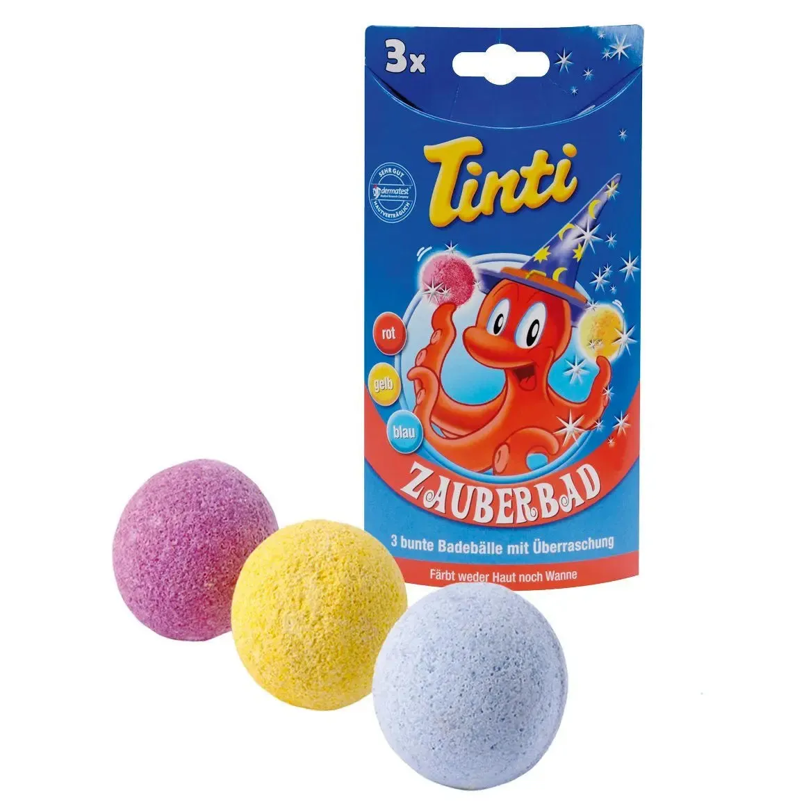Tinti balles de bain magiques x3 couleur surprise