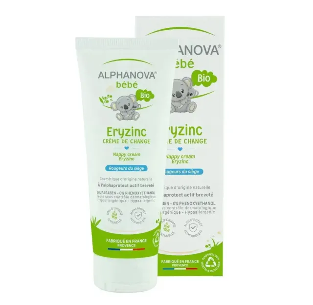 Alphanova Eryzinc crème pour le change 75 g bio