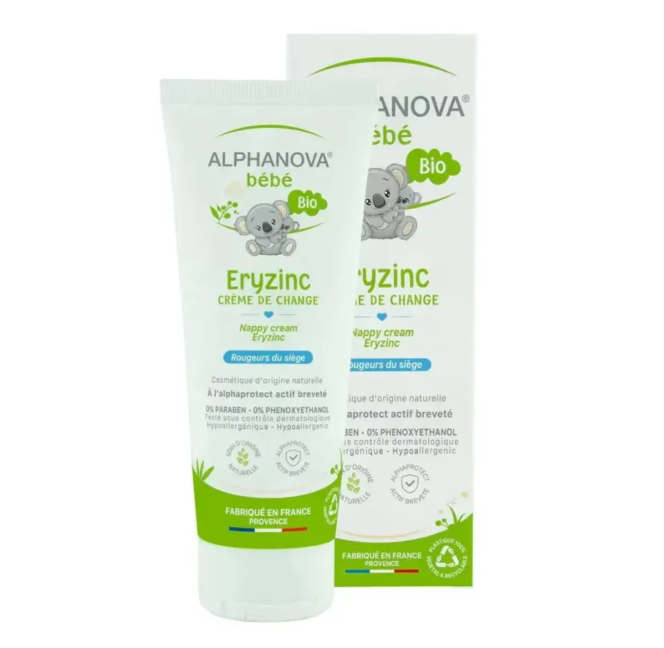 Alphanova Eryzinc crème pour le change 75 g bio