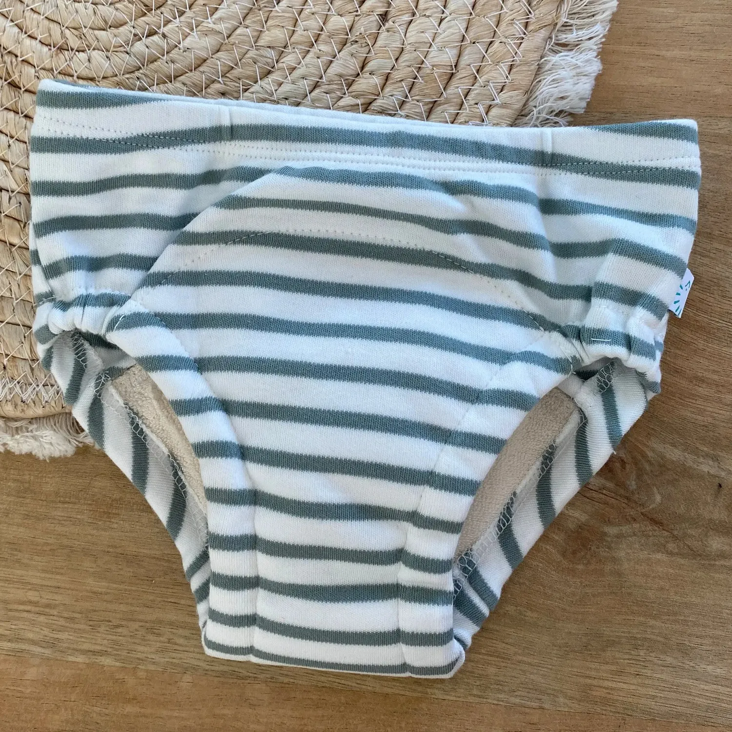 Popolini slip apprentissage absorbant coton bio