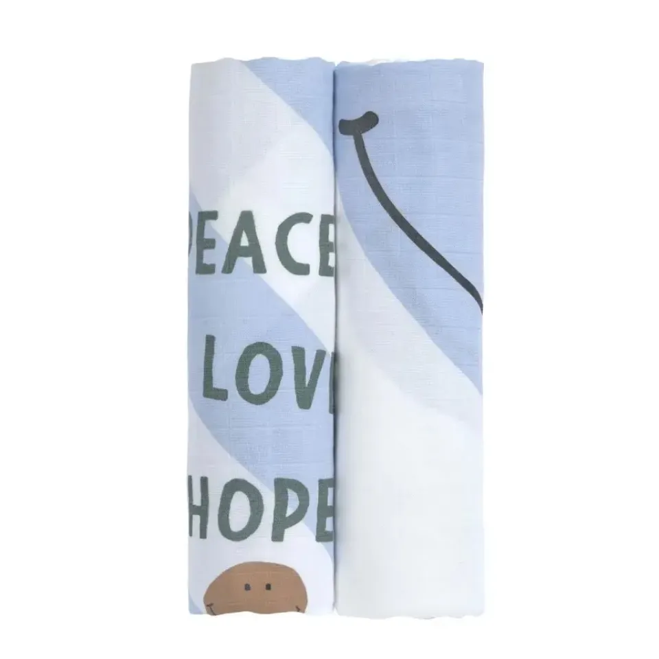 Lässig Happy Rascals langes emmaillotage lot de 2 bambou