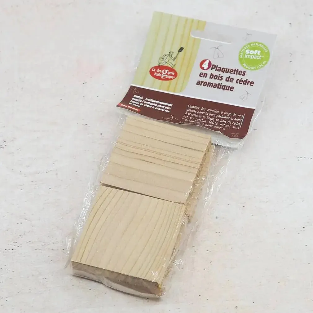 LiliNappy plaquettes cèdre antimites laine naturelles