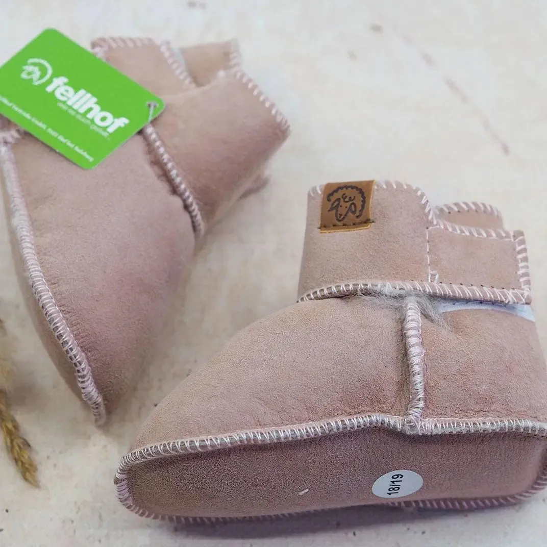 Fellhof Kuschl bottines bébé peau d’agneau