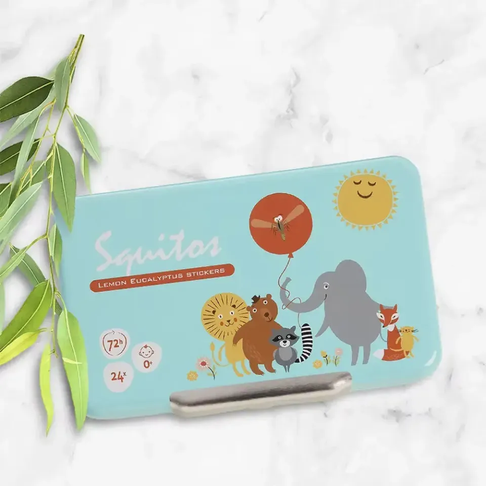 Squitos patchs anti-moustiques naturels eucalyptus