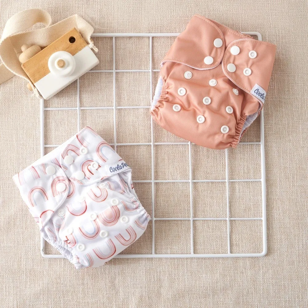Ecobubs Newborn Couche Lavable Nouveau-né Lot de 2