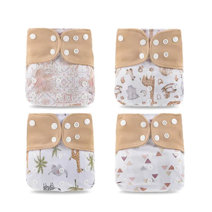 Ecobubs couches lavables lot de 4 imperméables