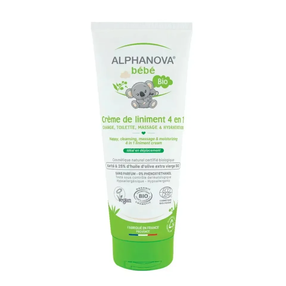 Alphanova crème de liniment bébé bio 200ml