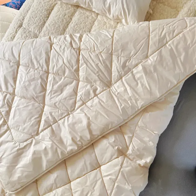 Couette DUO Saling laine mérinos bio chaude