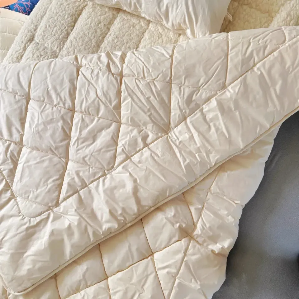 Couette DUO Saling laine mérinos bio chaude