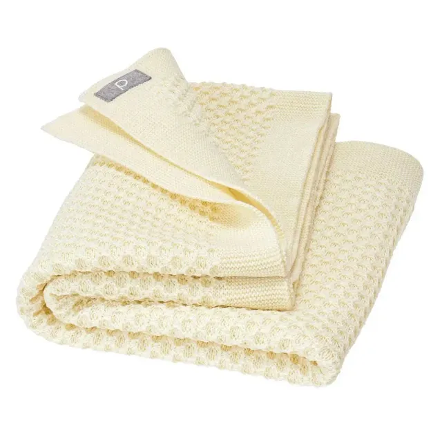 Disana Couverture Bébé Nid d'Abeilles Laine