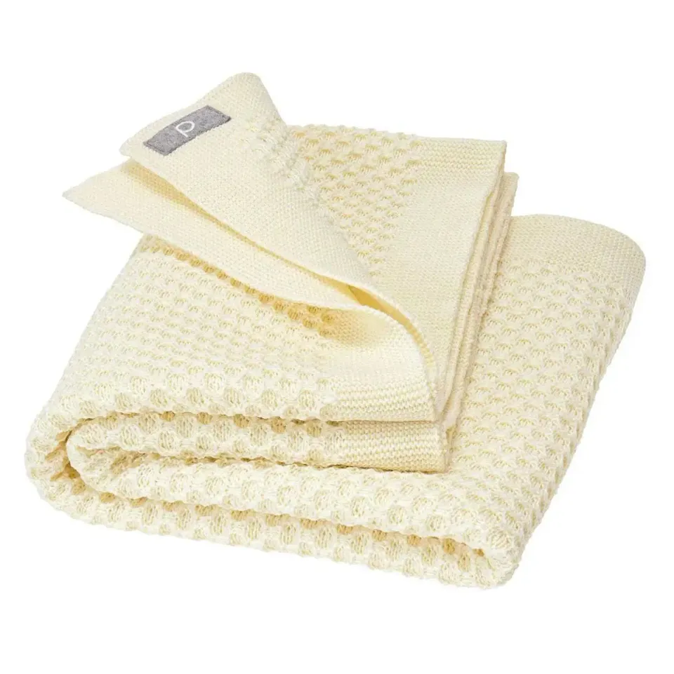 Disana Couverture Bébé Nid d'Abeilles Laine