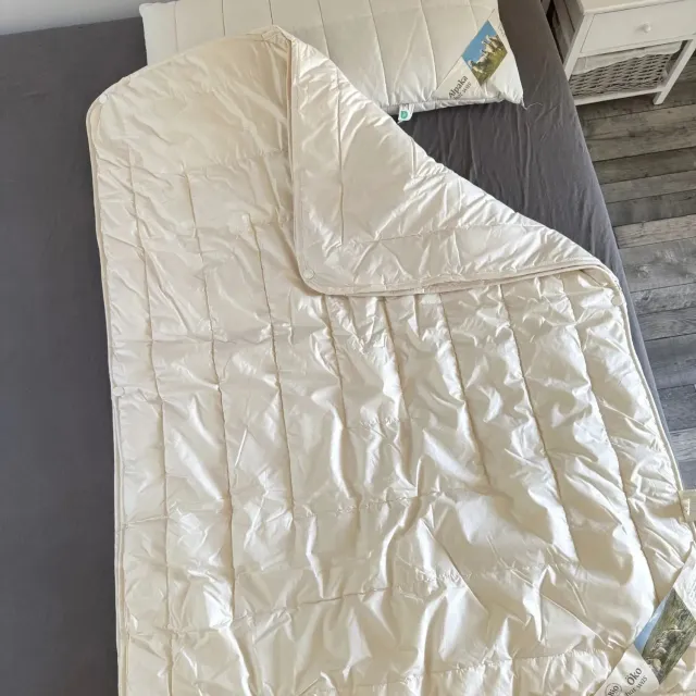 Sassoupi couette enfant 4 saisons laine bio 100x135 cm