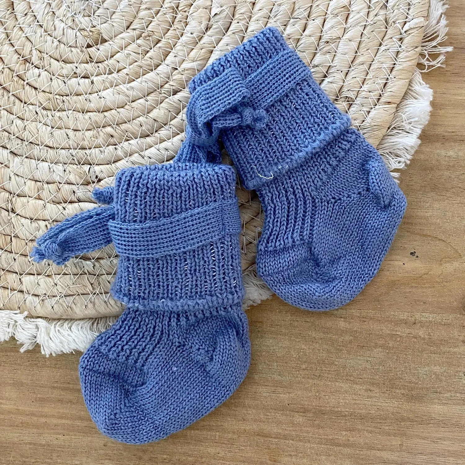 Hirsch Natur Chaussettes Pure Laine Nouveau-né