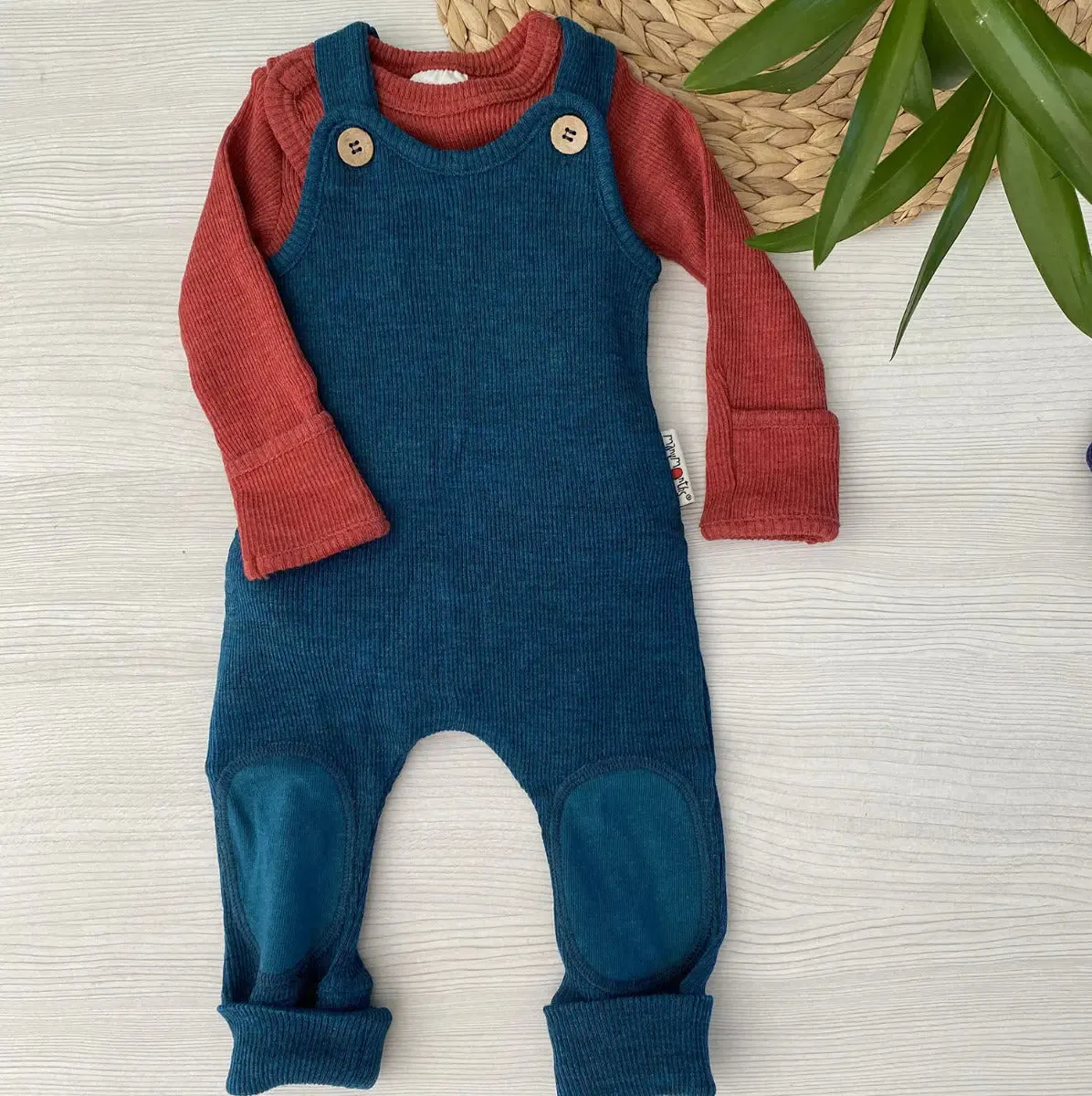 ManyMonths combinaison bébé sans manches laine évolutive