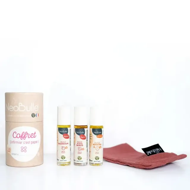 Néobulle L'infirmier c'est papa coffret soins bébé