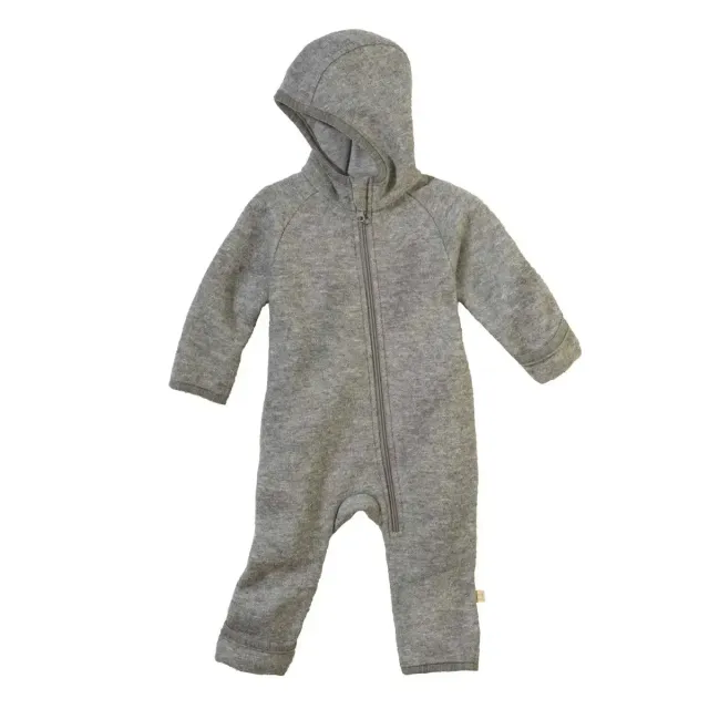 Disana combinaison bébé laine bouillie grise