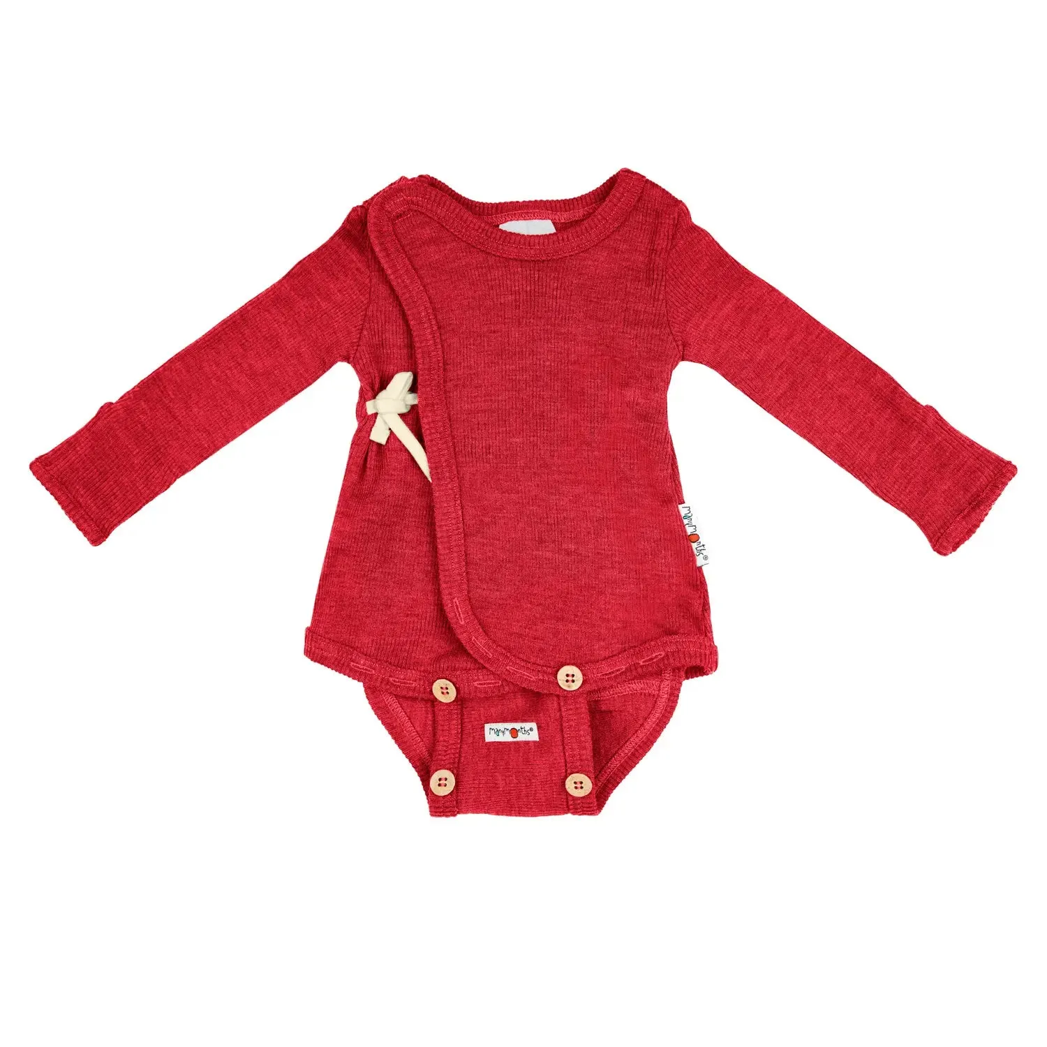 LiliNappy Manymonths body kimono laine mérinos bébé