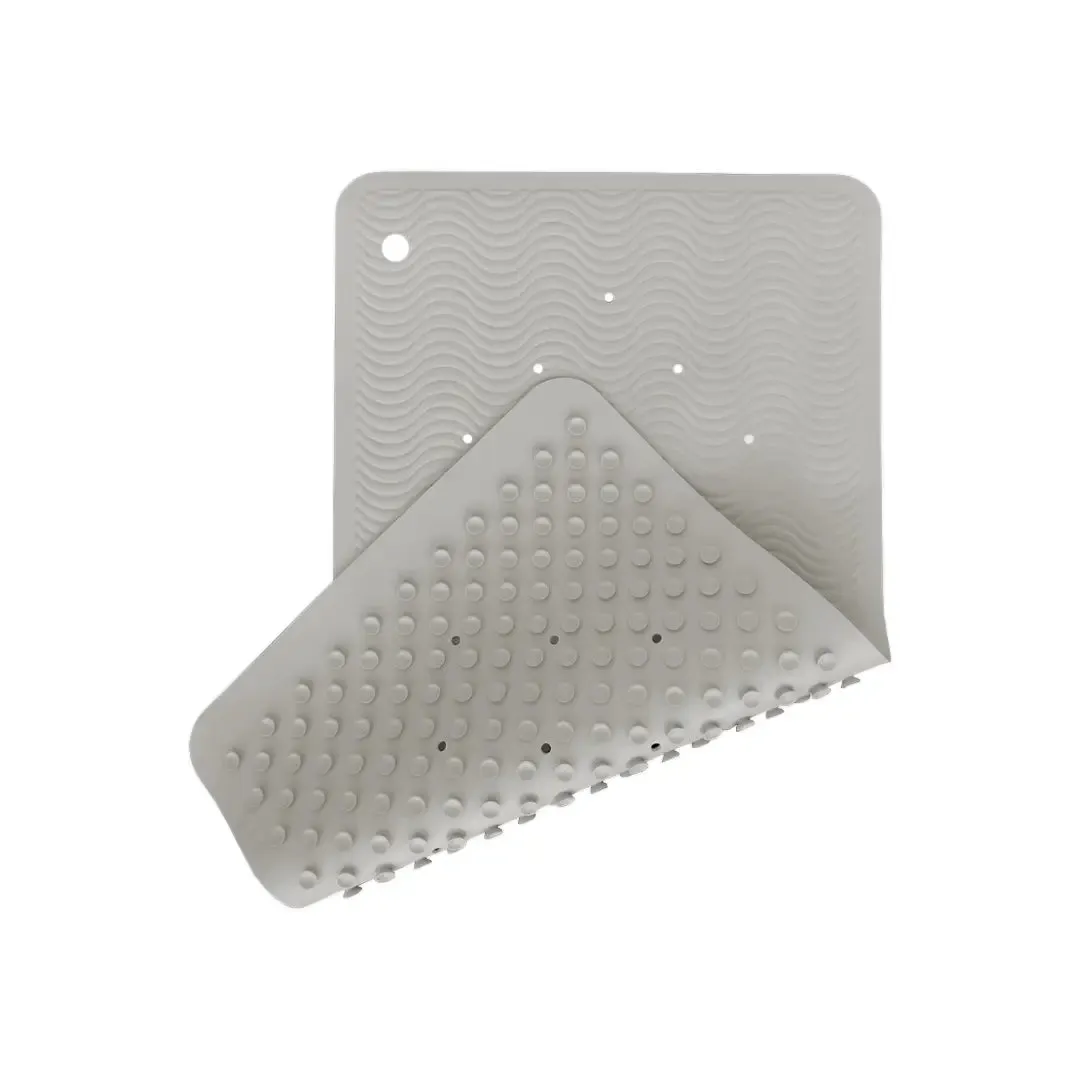 Hevea Wave tapis de bain caoutchouc 69x39cm antédérapant
