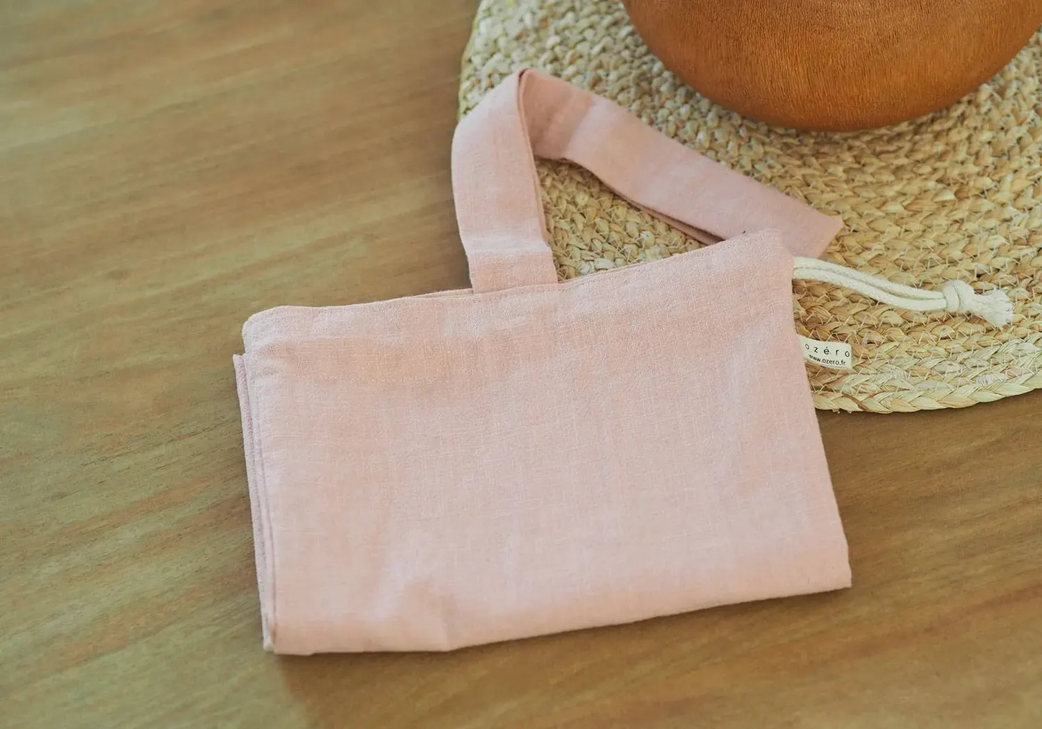 Ozéro sac à baguette en lin réutilisable