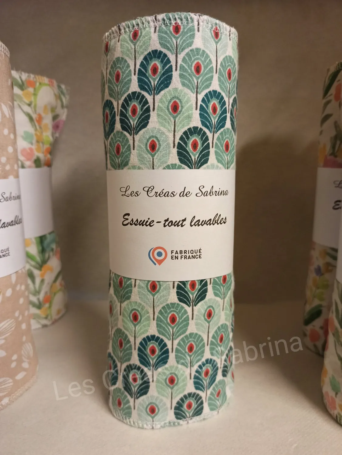 Les Créas de Sabrina essuie-tout lavable 5 feuilles