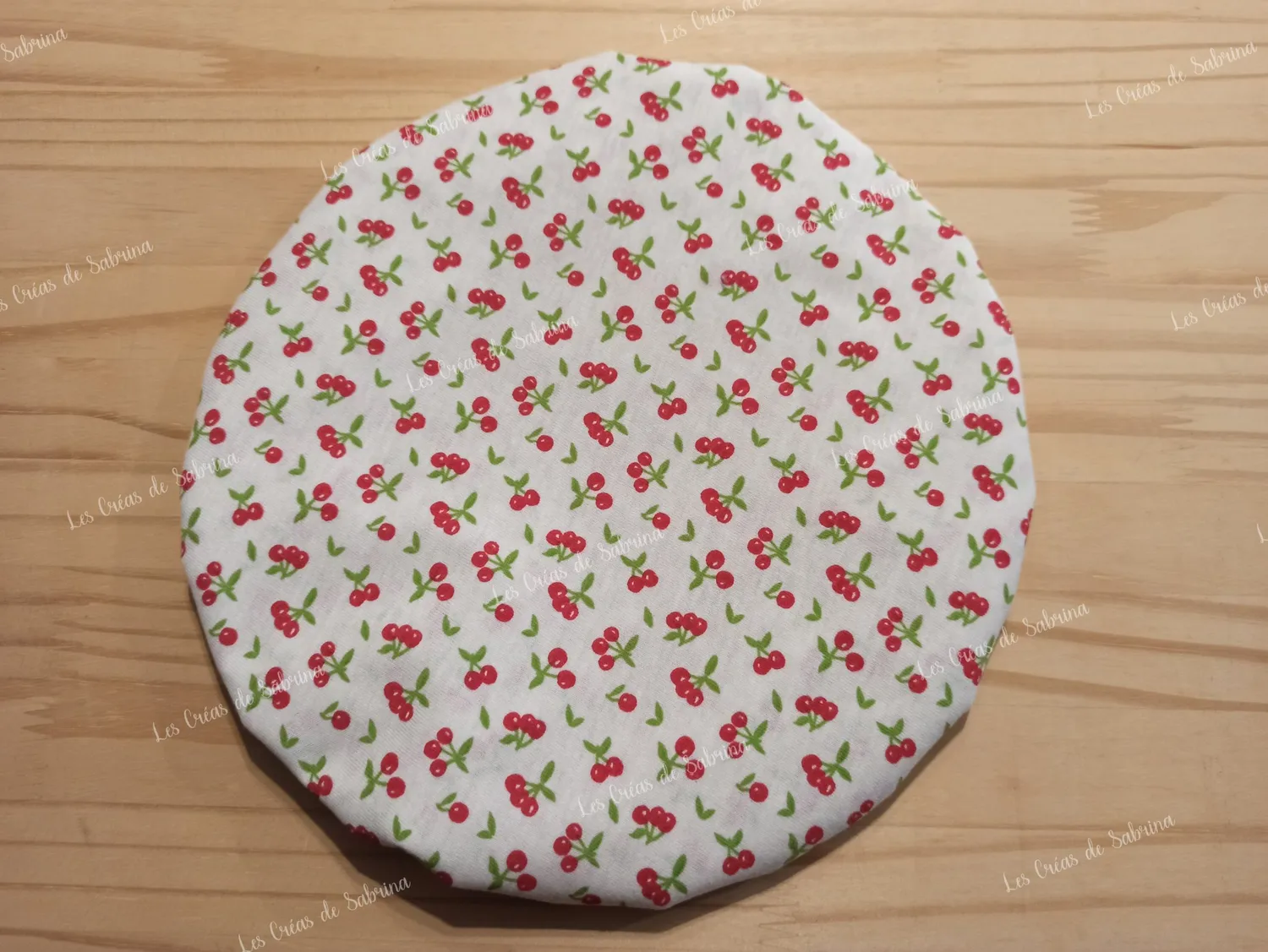 Les Créas de Sabrina Charlotte à plat Cerises