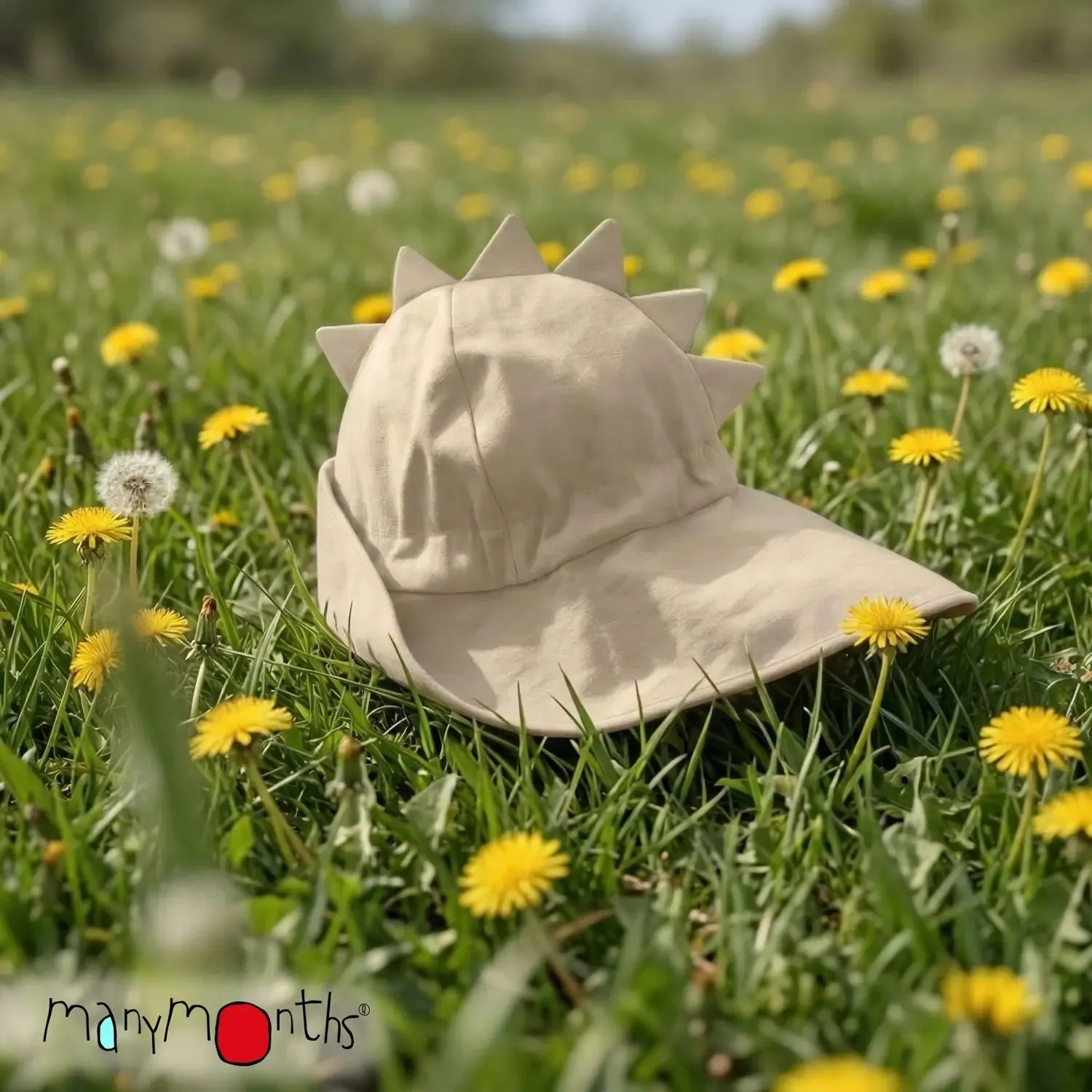Manymonths Chapeau soleil chanvre bio Dino