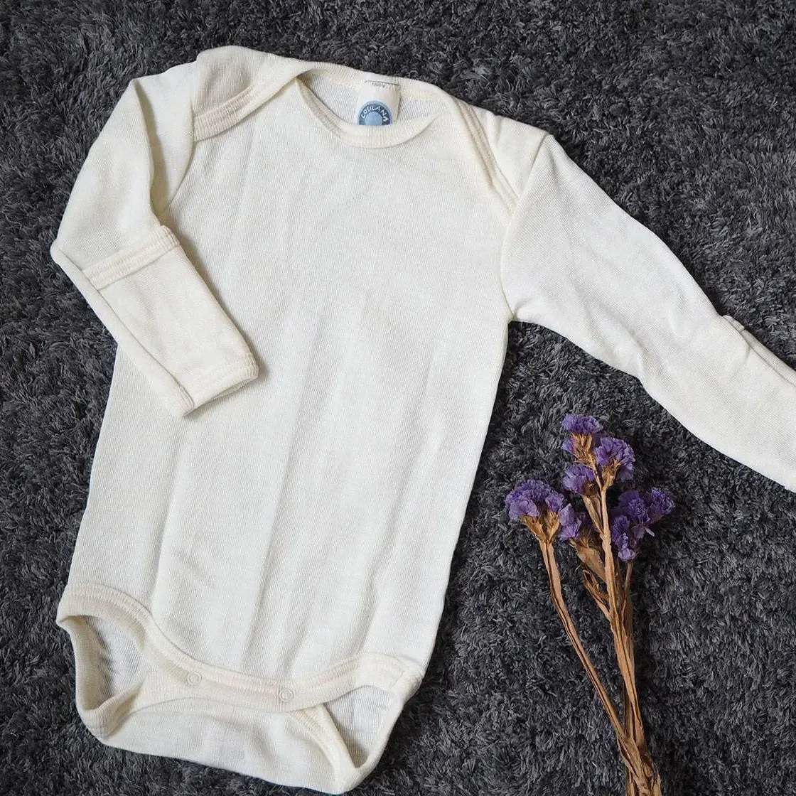 Cosilana Body Manches Longues Laine et Soie