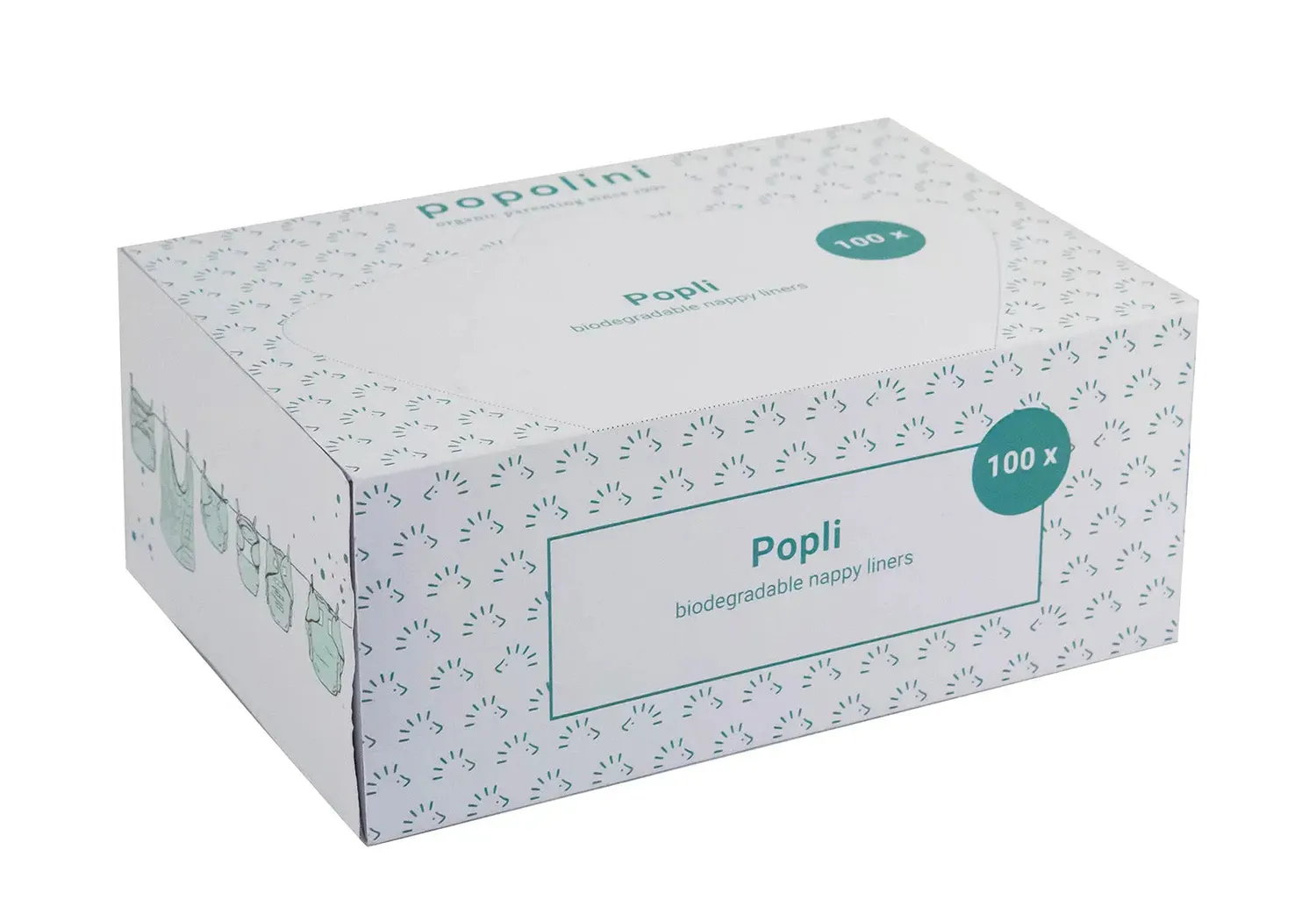 Popolini Popli voile de protection fin 24x34 cm x100