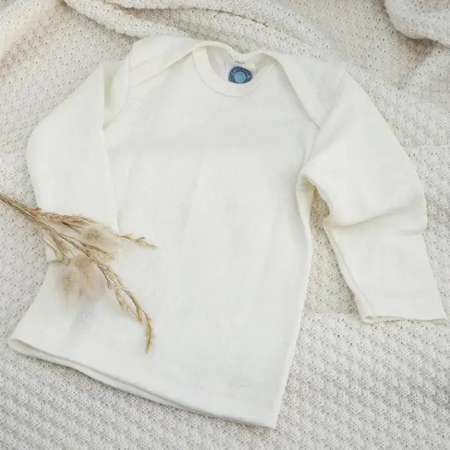 Cosilana top manches longues laine soie bébé