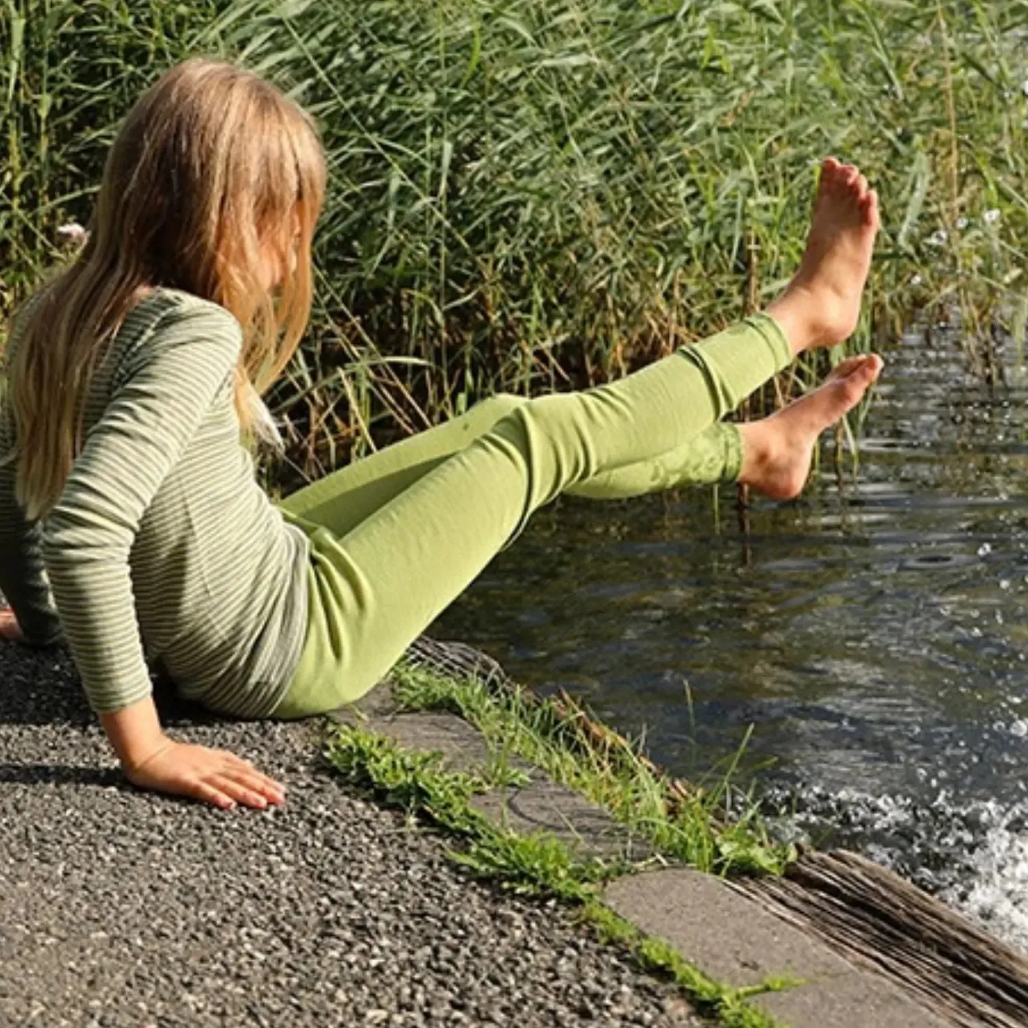 Cosilana legging enfant laine et soie chaud