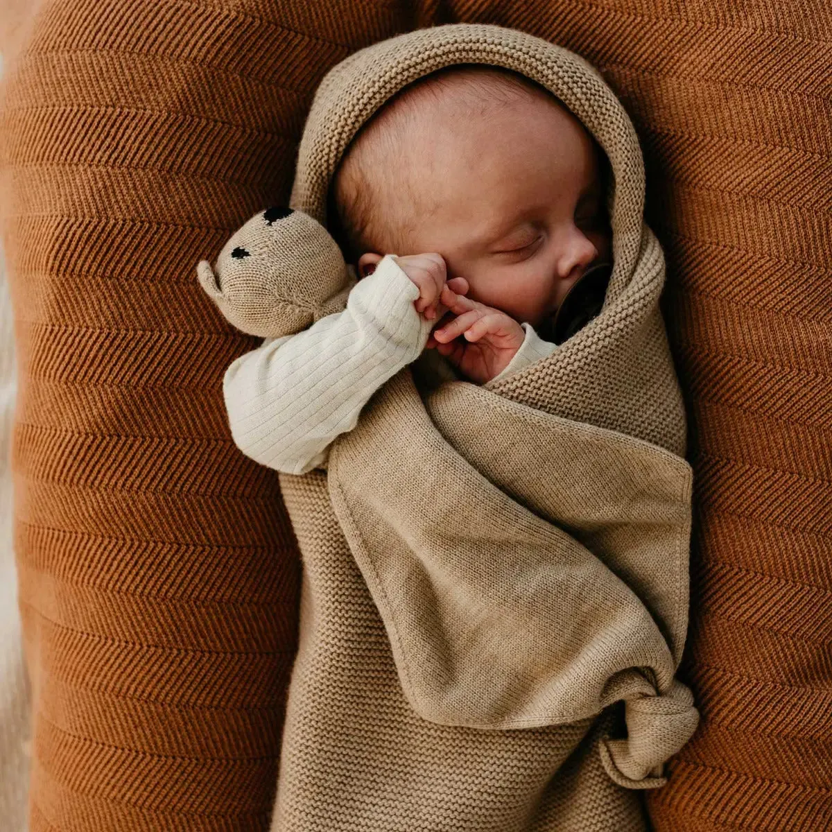 HVID cocon d’emmaillotage laine mérinos naissance