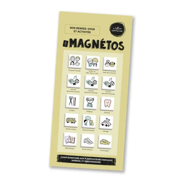 Les Belles Combines magnétos rendez-vous 15 pcs