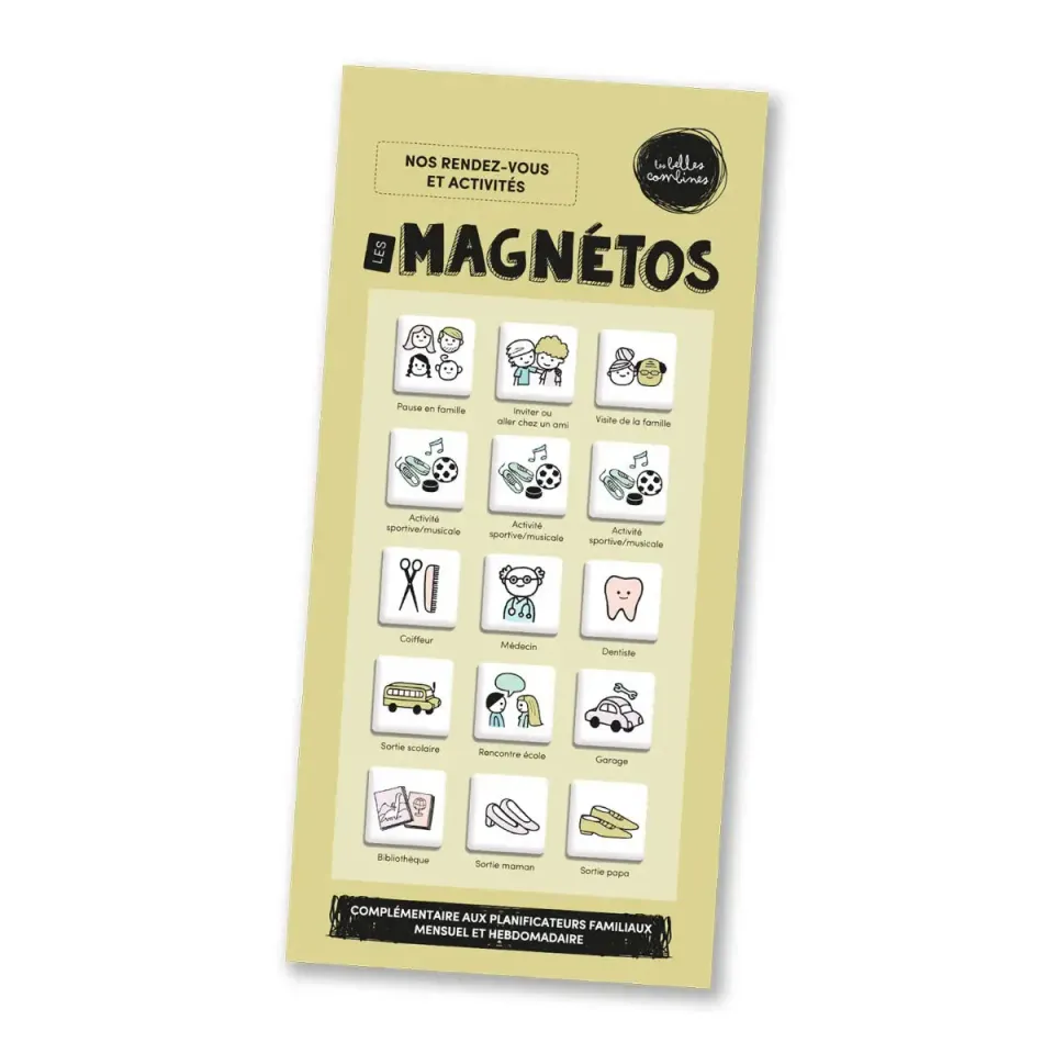 Les Belles Combines magnétos rendez-vous 15 pcs