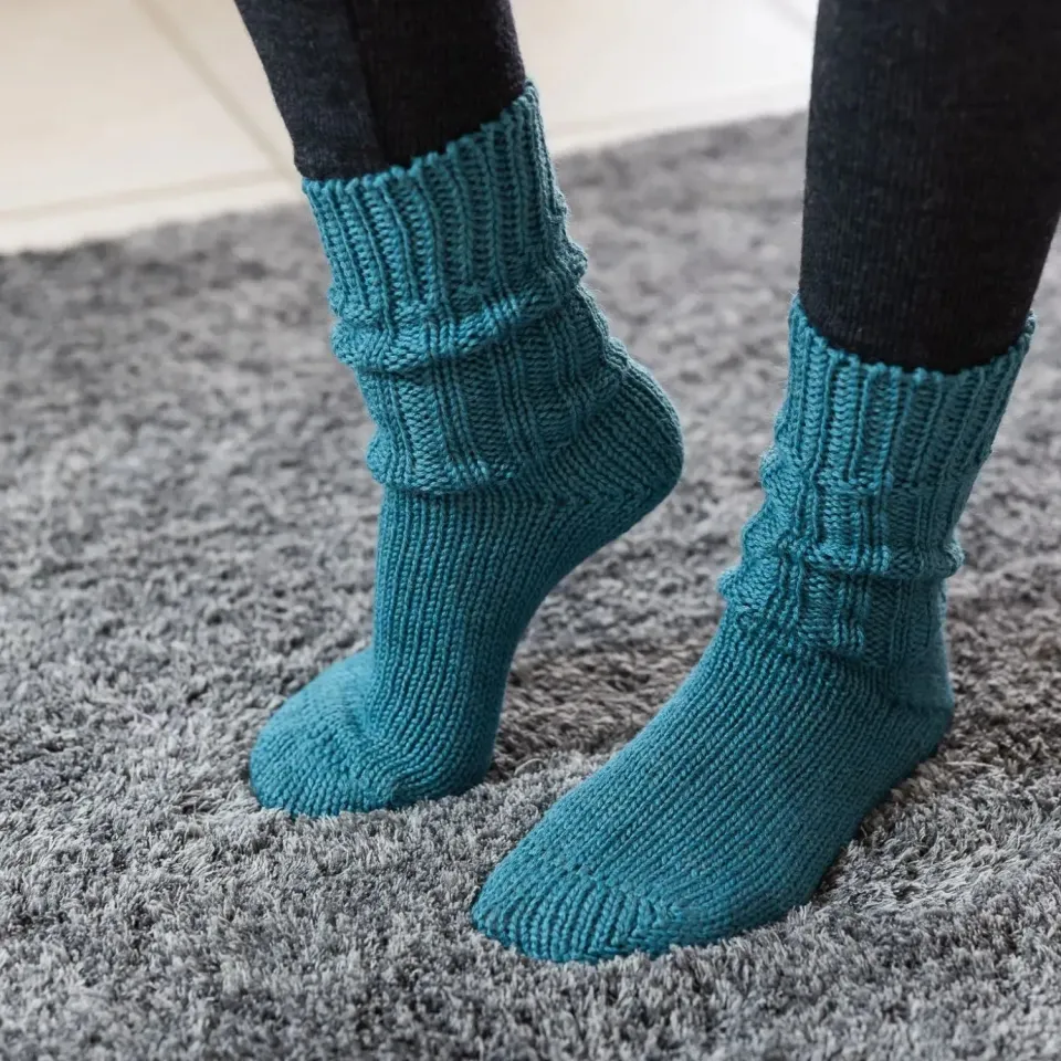 Hirsch Natur chaussettes adulte laine bio maille aérée paire