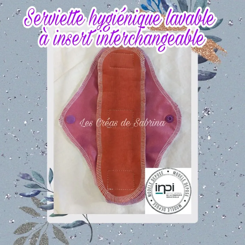 Les Créas de Sabrina Base Nuit serviette hygiénique lavable