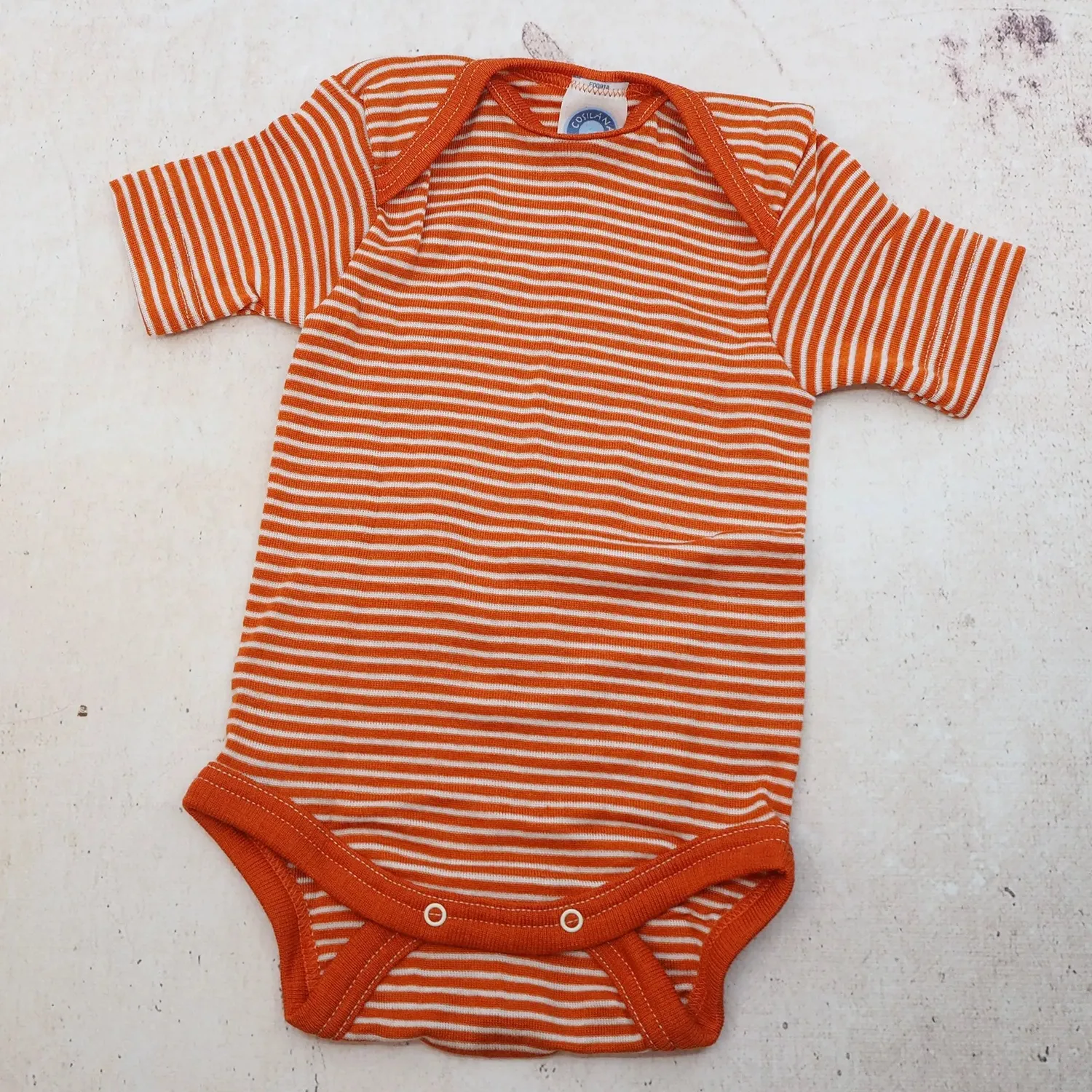 Cosilana body manches courtes laine et soie