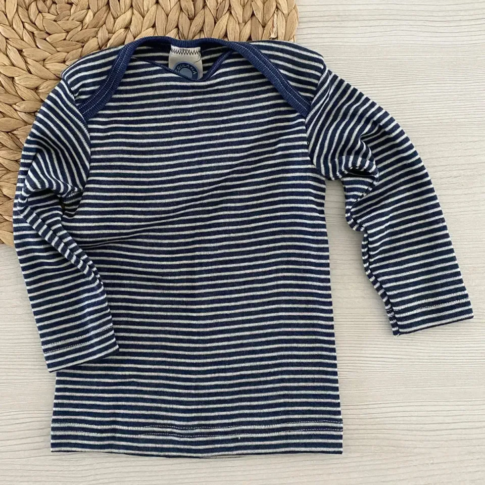 Cosilana T-shirt bébé manches longues laine et soie