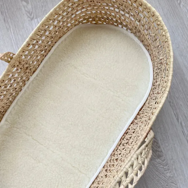 Sassoupi surmatelas fin couffin laine vierge