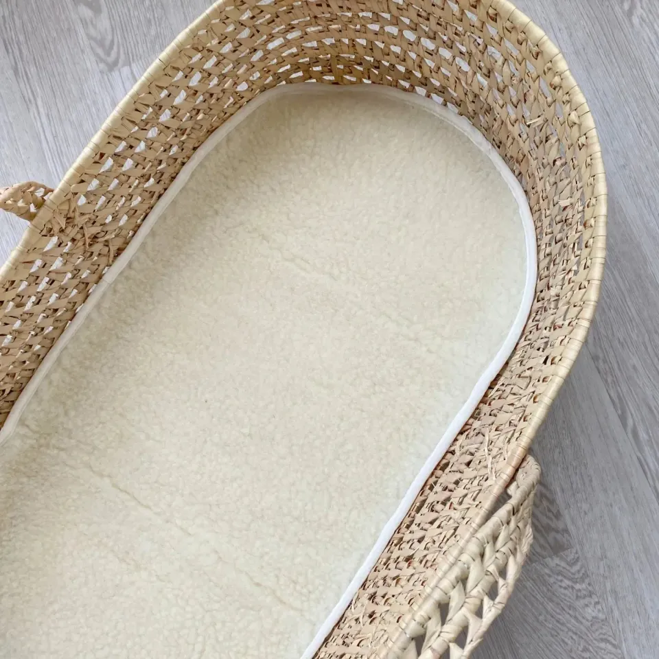 Sassoupi surmatelas fin couffin laine vierge