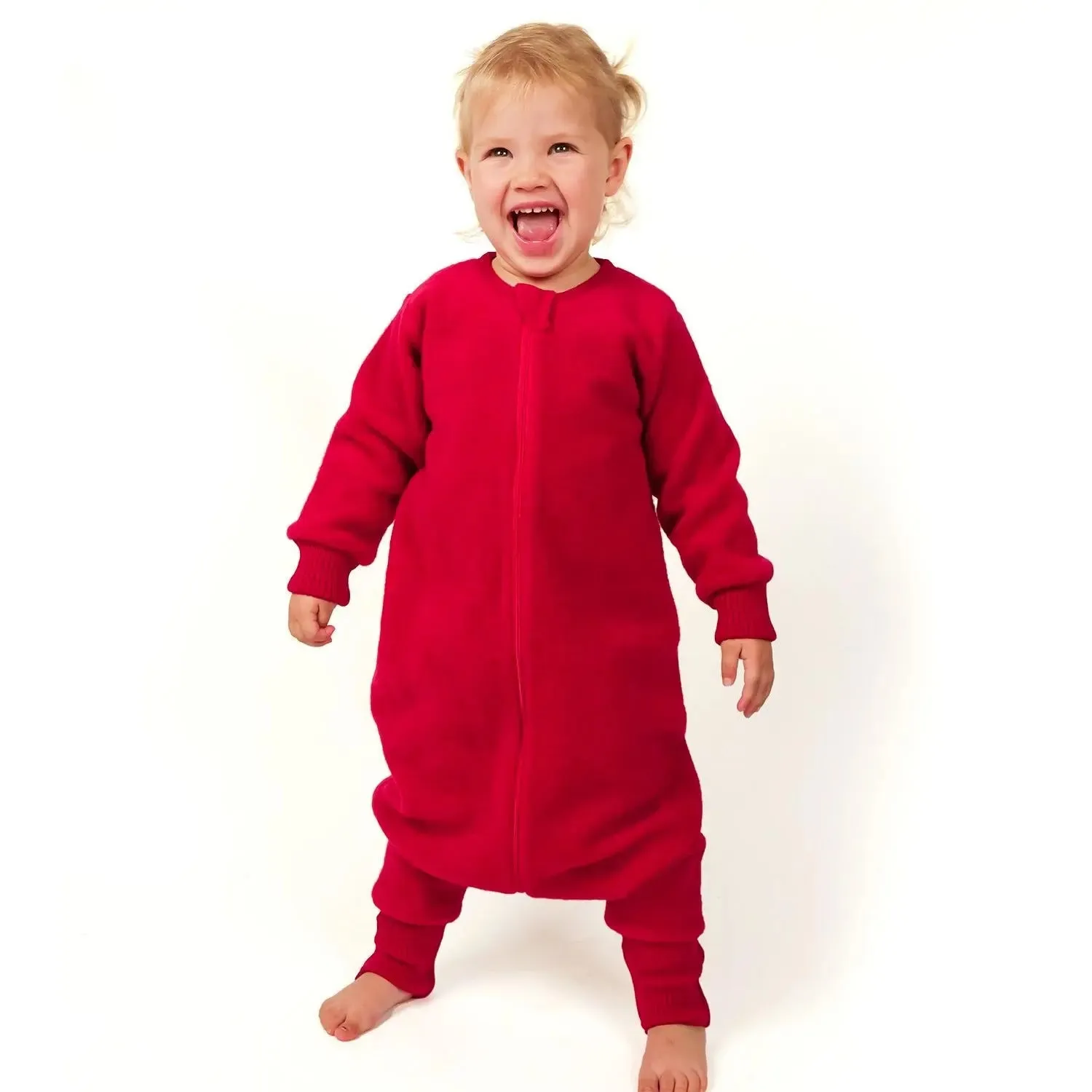 LiliNappy Reiff combinaison de nuit bébé en laine polaire bio