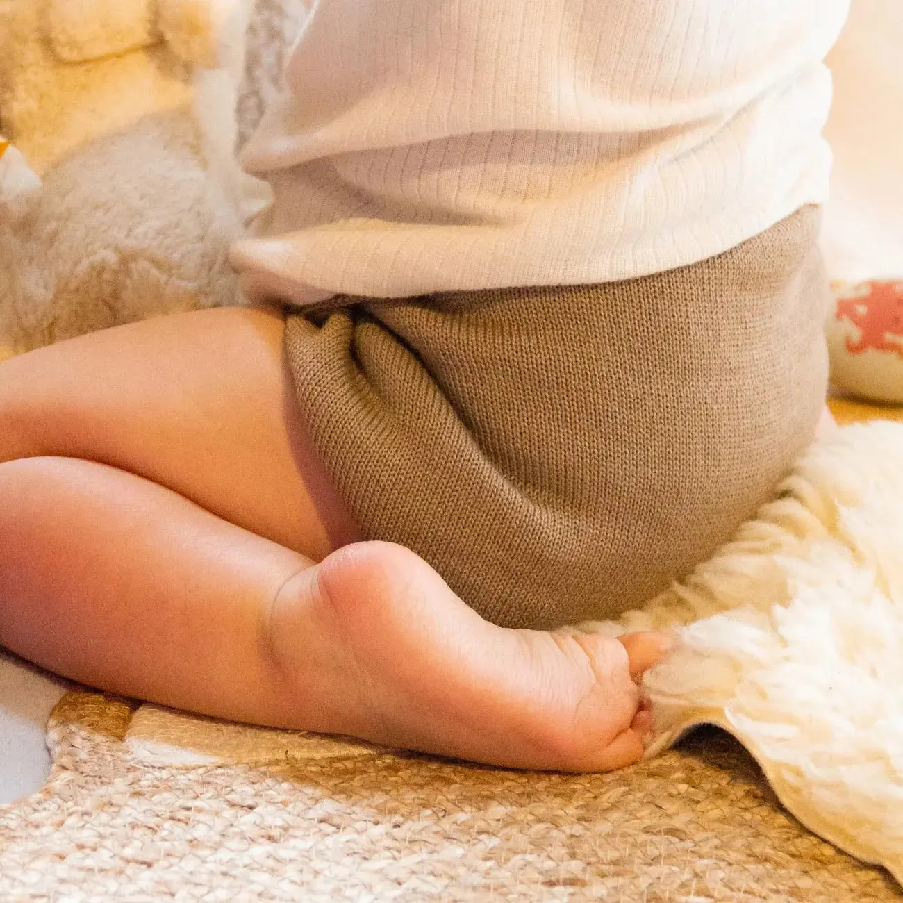 Glückswindel culotte laine à nouer sans plastique
